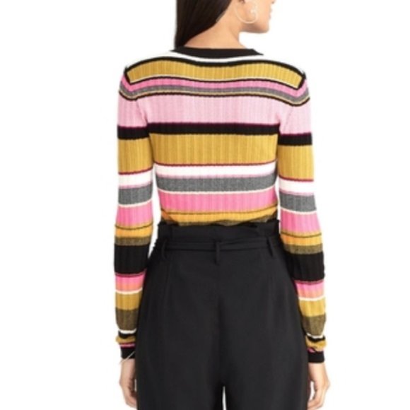 Rachel Roy Kennedy Striped Pullover Sweater. - Picture 3 of 11